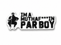 Par Boy Golf Sticker