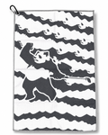 Panda Camo Golf Towel - Charcoal