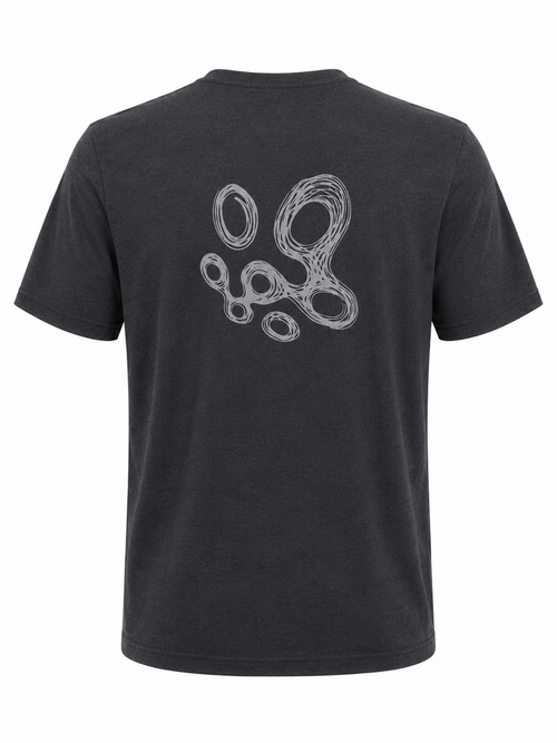 Amble x Press Golf Swirls Tee - Black