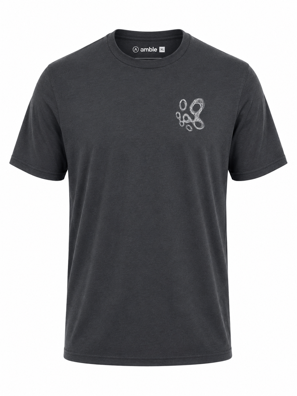 Amble x Press Golf Swirls Tee - Black