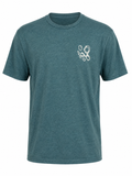 Amble x Press Golf Swirls Tee - Green